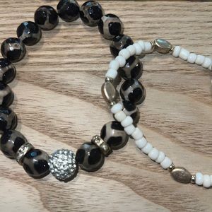 4 Beaded Bracelets Set